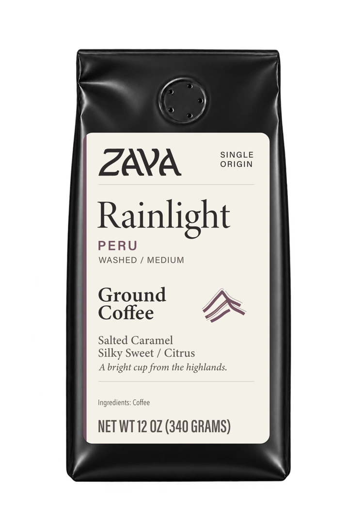 Rainlight Ground Coffee, 12 oz bag