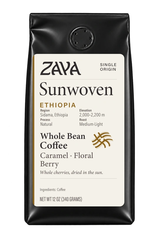 Sunwoven Whole Bean Coffee, 12 oz bag