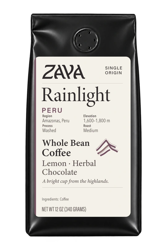 Rainlight Whole Bean Coffee, 12 oz bag